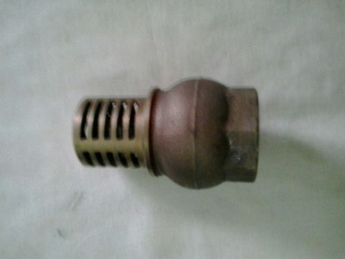 Imagen 3 de 4 de Valvula Check De Maraca De 1 En Bronce