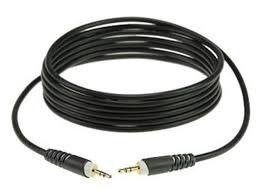 Imagen 1 de 2 de Cable Audio Klotz Miniplug 3.5mm- Miniplug 3.5mm X 3 Mts