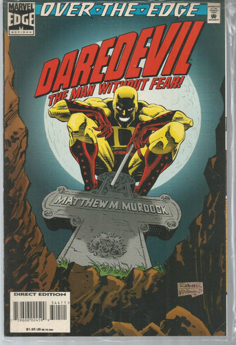 Daredevil N° 344 - Em Inglês - Editora Marvel - Formato 17 X 25,5 - Capa Mole - Bonellihq Cx445 G23