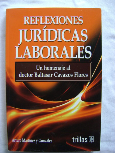 Reflexiones Jurídicas Laborales. Homenaje Al Dr. B. Cavazos