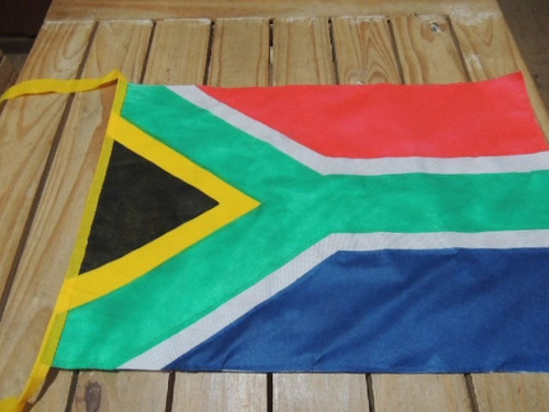 Bandera Sudafrica Simple Fa (eventos Deportivos, Actos, Etc)