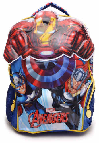 Mochila Grande Infantil Avengers Action 6272