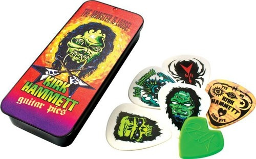 6 Puas Dunlop Kirk Hammett The Monster Con Estuche Kh01t088 