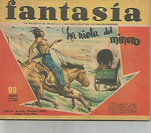 Revista / Fantasia / N° 206 / Año 1954 / La Nieta Del Minero