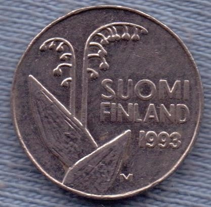 Finlandia 10 Pennia 1993 * Republica *