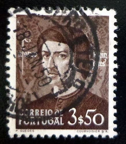 Portugal, Sello Yv. 723 Afonso Domingues 1949 Usado L7259