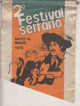 Comprar Minas Lavalleja 2º Festival Serrano Banderin 1978 Folklore