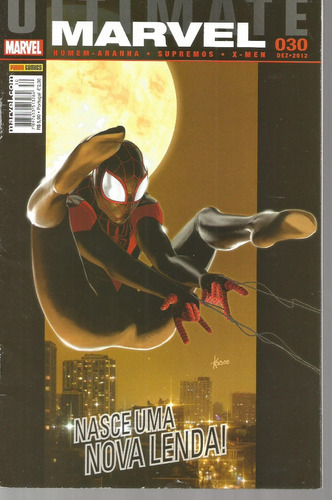 Ultimate Marvel N° 30 1ª Serie - Em Português - Editora Panini - Formato 17 X 26 - Capa Mole - 2012 - Bonellihq Cx449 H23