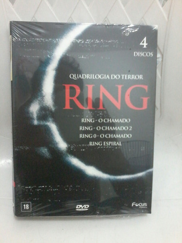 Box Dvd Quadrilogia Ring - O Chamado - Original Japonês