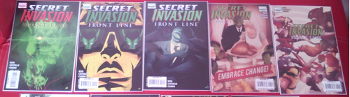 Marvel Comic Secret Invasion Front Line 1ra Edición Inglés
