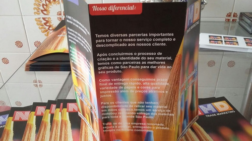 Crie Seu Folder Conosco/ Arte Completa A Partir De R$99,00