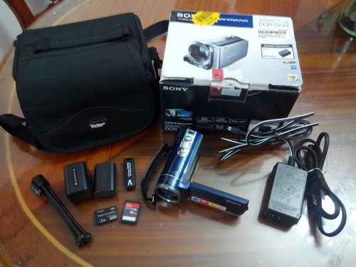 Cámara Filmadora Sony Handycam Dcr-sx44,16gb+2gb+bateria Adi