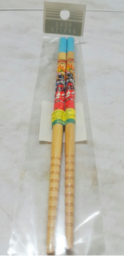 Sushi Chop Stick Made In Japon Edicion Power Rangers (bambu)