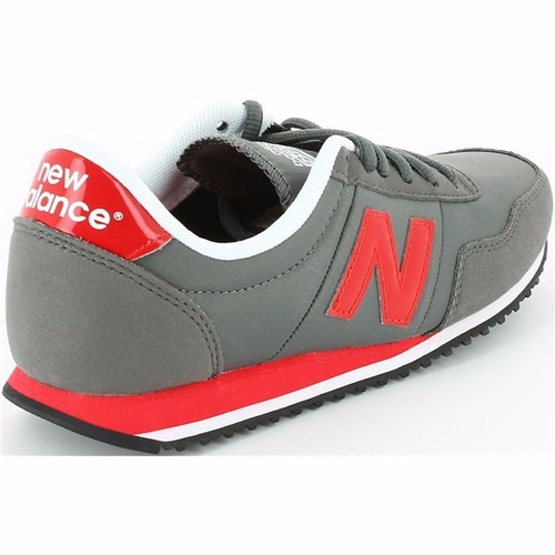 Tenis New Balance Gris Con Rojo Caballero | Meses sin intereses