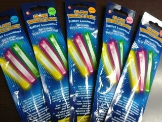 2 Cintillos Neón Glow In Dark Hora Loca Eventos