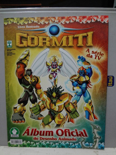 Álbum Figurinhas Gormiti A Série Da Tv 2011 C/ 10 Figurinhas