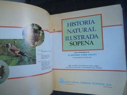 Historia Natural Ilustrada Sopena