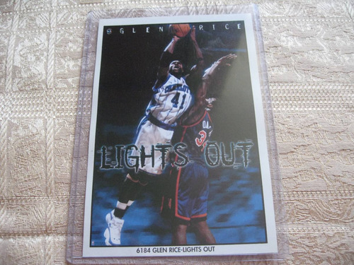 1990's Promo Mini Poster Glen Rice Lights Out