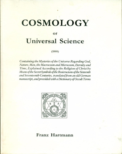 Franz Hartmann : Cosmología O Ciencia Universal Teosofia