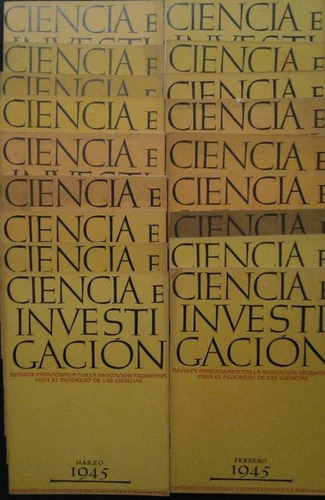 Imagen 2 de 2 de Revista Ciencia E Investigacion Varios Ejemplares