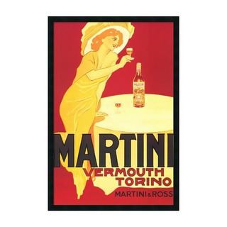 No/Brand Martini Vino Vermouth Bianco Cartel de Chapa Metal Advertencia Placa de Chapa de Hierro Retro Cartel Vintage para Dormitorio Pared Familiar Aluminio Arte Decoración 