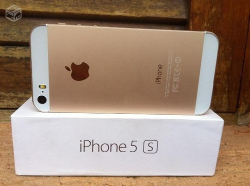 iPhone 5s Dourado Com Película De Vidro
