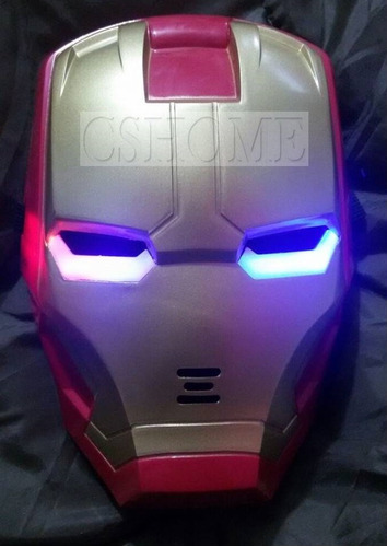 Máscara De Iron Man Ironman Con Luz