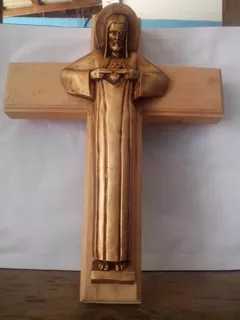 estatua sufrimiento religioso crucifijo colgante marrón KerDejar 5 piezas de madera cruz de Cristo Jesús 