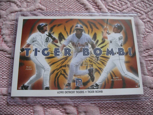 1990's Costacos Promo Mini Poster Tiger Bomb Detroit Tigers