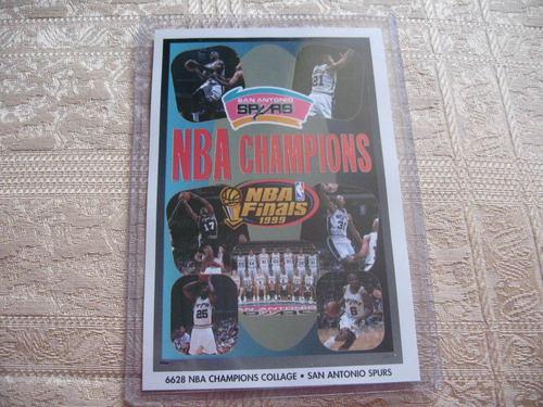 1990's Costacos Mini Poster Nba Champions San Antonio Spurs