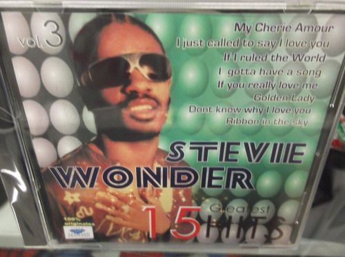 Stevie Wonder 15 Greatest Hits Cd Nuevo Sellado