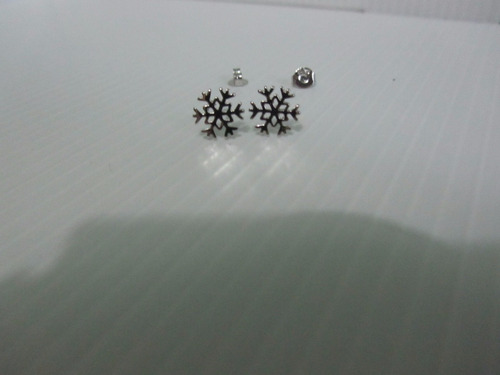 Imagen 6 de 7 de Aretes Frozen Nieve Escarcha Copo Cristal D Hielo Ramifi Aym