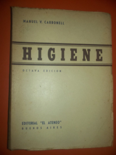 Higiene Manuel V. Carbonell - 8va Edición