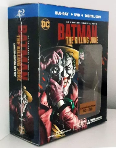 Batman The Killing Joke Gifset Blu-ray + Dvd + Figura