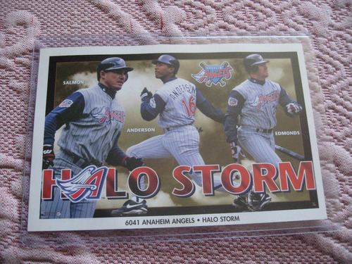 1990's Promo Mini Poster Halo Storm Anaheim Angels