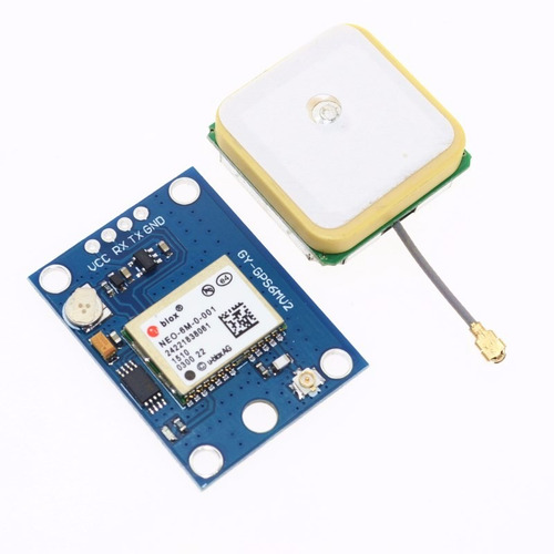 Módulo Gps Ublox Neo-6m Gy Neo6mv2 Para Arduíno