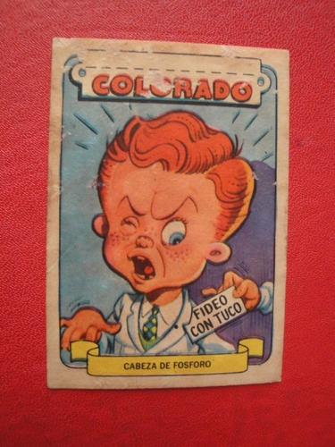 Figuritas Comicas Año 1969 Stickers Colorado