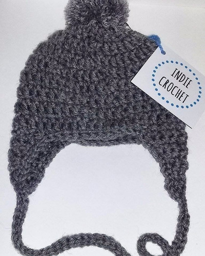 Gorro Tejido Al Crochet De Bebé. Precio Al Por Mayor X10 U.