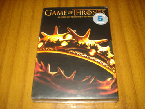 Dvd Serie Game Of Thrones  / 2da Temporada (sellado)  5 Dvd