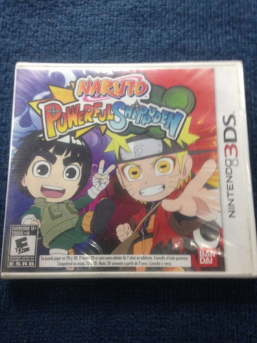 Naruto Powerful Shippuden Nintendo 3ds Español Nuevo Sellado