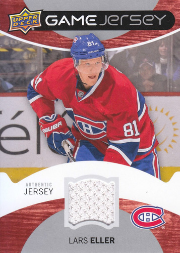 2012 - 2013 Upper Deck Jersey Lars Eller Canadiens