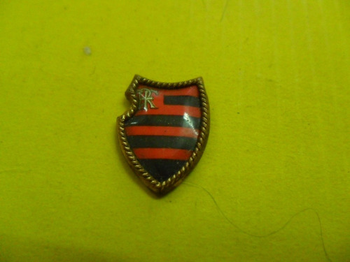 Antiguo Pin Prendedor Miniatura Hojalata Flamengo Futbol