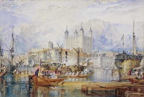 Joseph M. W. Turner - La Torre De Londres - Lámina 45x30 Cm.