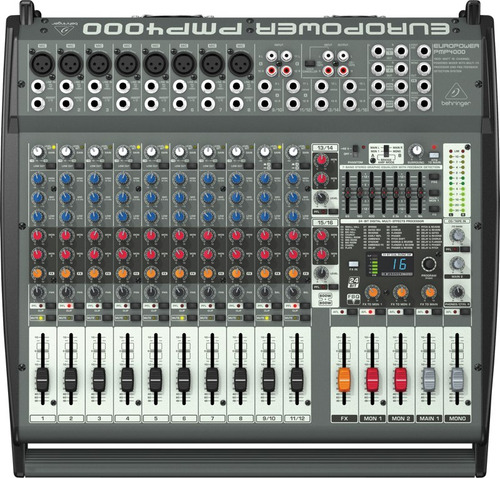 Behringer Pmp 4000 Consola Amplificada 16 Canales