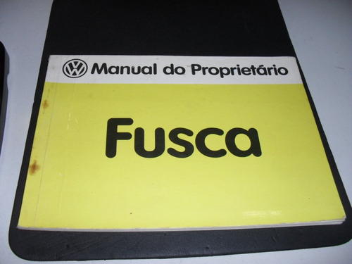 Manual  Proprietario Vw  Fusca  Original  Fabrica -