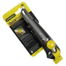 Estilete Stanley Quickpoint + Kit 10 Laminas 