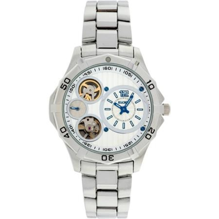 Reloj Plata Elgin Para Hombres Fg9732