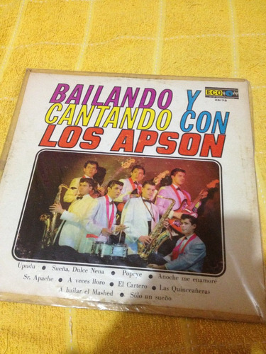 Bailando Y Cantando Los Apson Disco De Vinil Original 