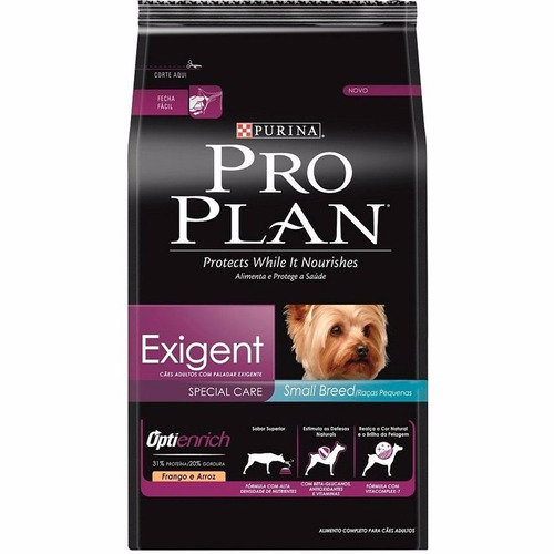 Pro Plan Adulto Exigent Dog  3 Kg + Snack + Envio Gratis