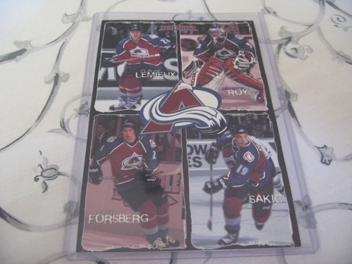 1990's Promo Mini Poster Colorado Avalanche